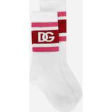 Dolce & Gabbana Polyamid Undertøj Dolce & Gabbana Stretch knit socks with DG logo