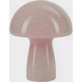 Glas Lamper Cozy Living Mushroom S Rose Bordlampe 23cm