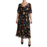 Dame - Lange kjoler - Silke Dolce & Gabbana Kjole Black IT40/S