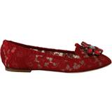 38 - Rød Lave sko Dolce & Gabbana Loafers Sko Red EU36/US5.5