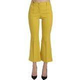 Gul - Silke Bukser & Shorts Dolce & Gabbana Bomuld Bukser Jeans Yellow IT36/XS