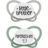 Nip Silikone Babyudstyr Nip Soother My Butterfly Green Special Edition, str. 2 5-18 mdr. little brother fart machine