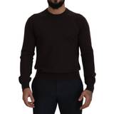 48 - Cashmere Overdele Dolce & Gabbana Bomuld Sweater Brown IT48/M