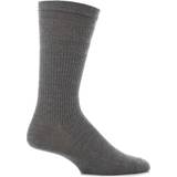 HJ Hall Herre Undertøj HJ Hall softop extra-wide cotton rich non-elastic socks hj191h mid grey