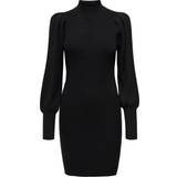 Høj krave Kjoler Only Katia Knitted Dress - Black