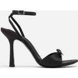 8,5 - Satin Højhælede sko Alexander Wang Women's Dahlia Embellished Satin Heeled Sandals 40/UK Black