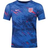 Nike Landsholdstrøjer Nike England Trænings T-Shirt Dri-FIT Pre Match 2022/23 Navy/Blå/Blå