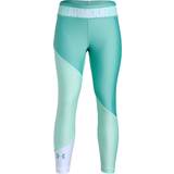 Dame - Turkis Bukser & Shorts Under Armour HG Color Block Ankle Crop Legging, Neo Turquoise