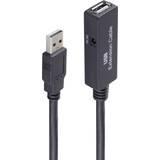 Shiverpeaks Sort - USB-kabel Kabler Shiverpeaks BS13-29055 5m
