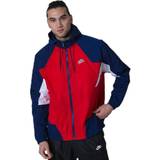 20 - Blå Overtøj Nike Nsw Wr Jacket Woven Signature Blue/Red, Male, Tøj, jakker, Flerfarvet