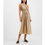 French Connection Viskose Tøj French Connection Faron Midi One Shoulder Dress, Incense