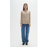 InWear Silke Tøj InWear Likoiw Shirt Premium 93% Silk Kvinde Skjorter Tight Fit hos Magasin Cobblestone