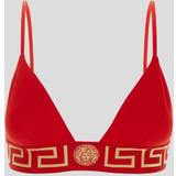 Versace Rød Tøj Versace Versace Underwear Red Greca Bikini Top A1203-Red