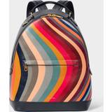 Paul Smith Skind Tasker Paul Smith Swirl Striped Leather Backpack Multi