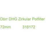 Dörr Kameralinsefiltre Dörr Zirkularpolfilter DHG 72mm 72 mm, Polarisationsfilter Objektivfilter, Schwarz