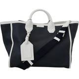 Dolce & Gabbana Hvid Tasker Dolce & Gabbana White Blå Leather Shopping Tote Bag Multicolor ONESIZE