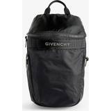 Givenchy Sort Tasker Givenchy Mens Black G-Trek Branded Woven Backpack