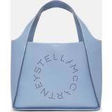 Stella McCartney Blå Håndtasker Stella McCartney Logo Grainy Alter Mat Crossbody Bag, Woman, Sky Blue Sky Blue U