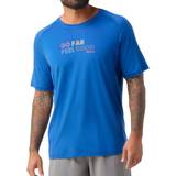 Smartwool Rød Tøj Smartwool Herre Active Ultralite Graphic S/S Tee Blå BLUEBERRY HILL X-large