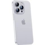Benks Sølv Mobiltilbehør Benks iPhone 14 Pro Max Cover Mat Hvid