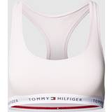 Tommy Hilfiger Logo-Jacquard Jersey Bralette Pink