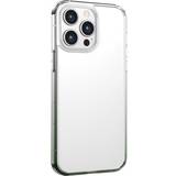 Usams Sølv Mobiltilbehør Usams US-BH814 Gradient iPhone 14 Pro Max Hybrid Cover Sort