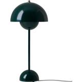 Indbygget strømafbryder - Stål Bordlamper &Tradition Flowerpot Vp3 Dark Green Bordlampe 50cm