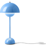 Blå - Metal Bordlamper &Tradition Flowerpot VP3 Blue Bordlampe 50cm