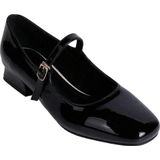 3 - Imiteret læder Lave sko Shein New Fashion Chunky Heel Pu Leather Women's Comfortable Flat Shoes