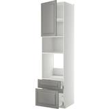 Acryl Opbevaringsskabe Ikea METOD White/Bodbyn Grey Opbevaringsskab 60x248cm