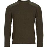One Size - Rund hals Overdele Pinewood Lapland Rough Sweater - Mossgree Melange