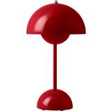 Rød Bordlamper &Tradition Flowerpot VP9 Vermilion Red Bordlampe 29.5cm