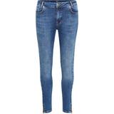 Denim Hunter Jeans Denim Hunter The Cillezip High Jeans, Farve: Blå Størrelse: 25, Dame