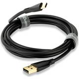 QED USB-kabel Kabler QED Connect USB A to C Cable 1.5 Metre
