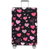 Shein Luggage Cover Travel Case Cover for 18 to 32 inch Luggage Protector Cases Fashion Trendy Love Graphic Pattern For Men Women Business Outdoor Travel Accessories Polyester Suitcase Elastic Dust Covers Student Back to School Stuff