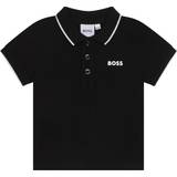 Sort Polotrøjer Børnetøj BOSS Infants Contrast Trim Polo Shirt Black years