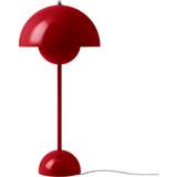 Indbygget strømafbryder Bordlamper &Tradition Flowerpot VP3 Vermilion Red Bordlampe 50cm