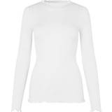 Rosemunde Dame Bluser Rosemunde Silk T-shirt - Off-White
