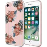 Incipio Guld Mobiltilbehør Incipio iPhone 8 7 Design Series Cover Case Rustic Floral