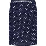 Miu Miu Oversized Tøj Miu Miu Blue Polka Dot Knee-Length Skirt