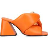 39 ½ - Orange Loafers JW Anderson Twist Leather Sandal