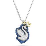 Swarovski Charms & Vedhæng Swarovski Pop Swan pendant, Swan, Blue, Rhodium plated