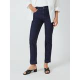 7 For All Mankind Dame Bukser & Shorts 7 For All Mankind The Straight Crop, Dark Blue
