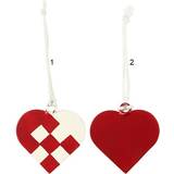 Metal - Rød Dekorationer Ib Laursen My Nostalgic Christmas Heart Red Juletræspynt 7.5cm 2stk