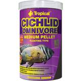 Tropical Fisk & Krybdyr Kæledyr Tropical cichlid omnivore medium pellet 500ml