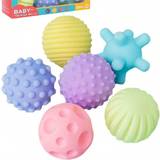 Shein 6pcs Sensory Balls Set For Babies And Toddlers, Textured Balls For Squeezing And Touch Sensory Development, Kids Stress Relief Toys, Ideal As Christma