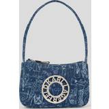 Blå - Tekstil Håndtasker Karl Lagerfeld Hobo Bags Disk Sm Zip Shoulderbag Dnm blue Hobo Bags for ladies