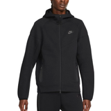 Nike Herre - Træningstøj Sweatere Nike Men's Sportswear Tech Fleece Windrunner Full Zip Hoodie - Black