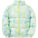 Disney - Piger Overtøj Shein Balabala Tween Girl Cartoon Pattern Zipper Thermal Windproof Down Coat
