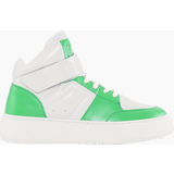 Ganni Sneakers Ganni Sporty Mix Cupsole High Top Velcro Sneakers Kelly Green Grøn